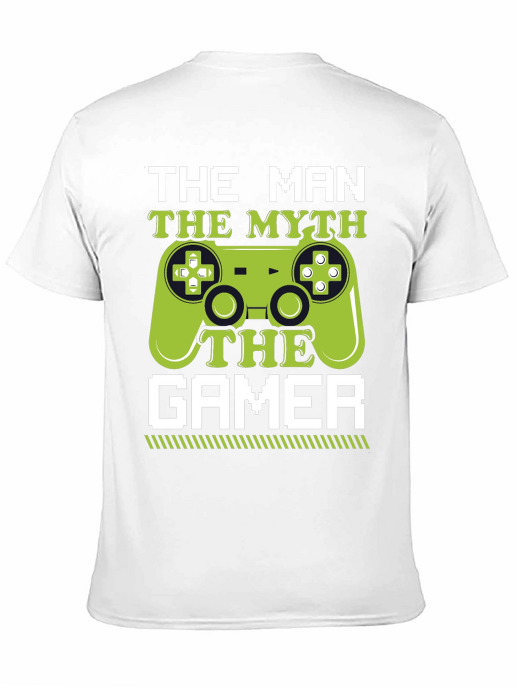 The Man The Myth The Gamer Black T-Shirt