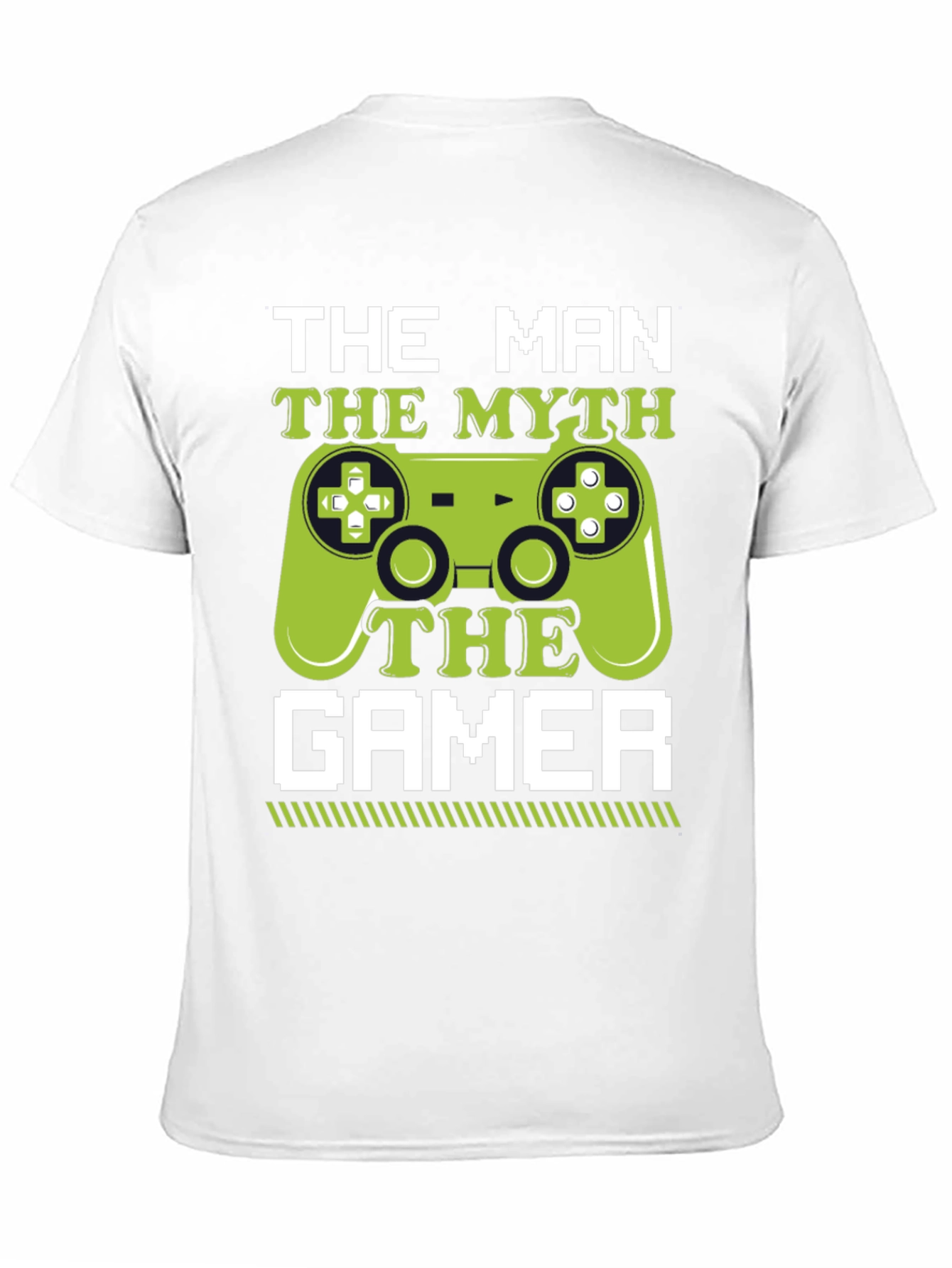 The Man The Myth The Gamer Black T-Shirt