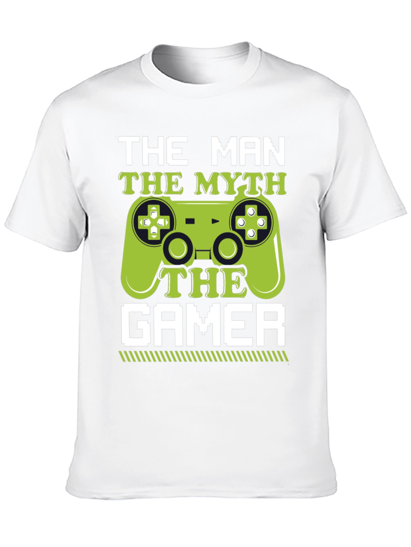 The Man The Myth The Gamer Black T-Shirt