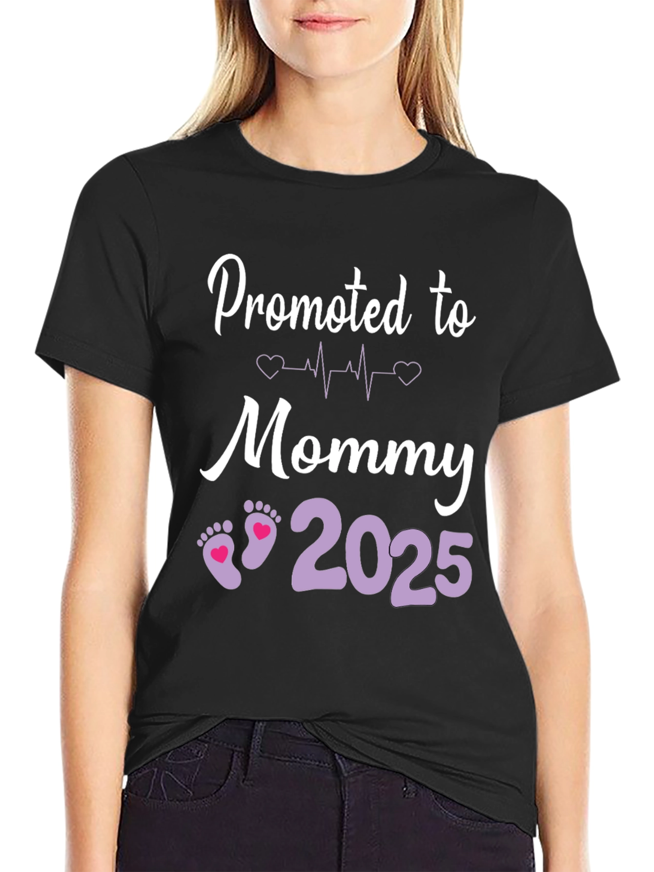 Promoted to Mommy 2025 T-Shirt