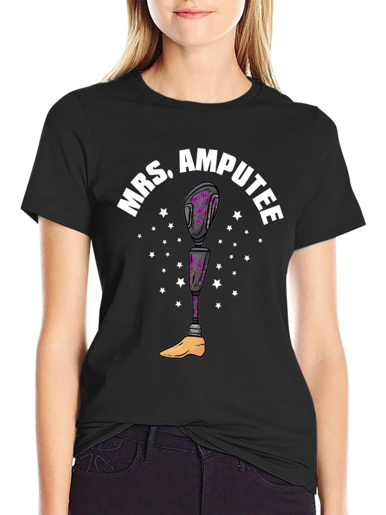 Mrs. Amputee Graphic T-Shirt