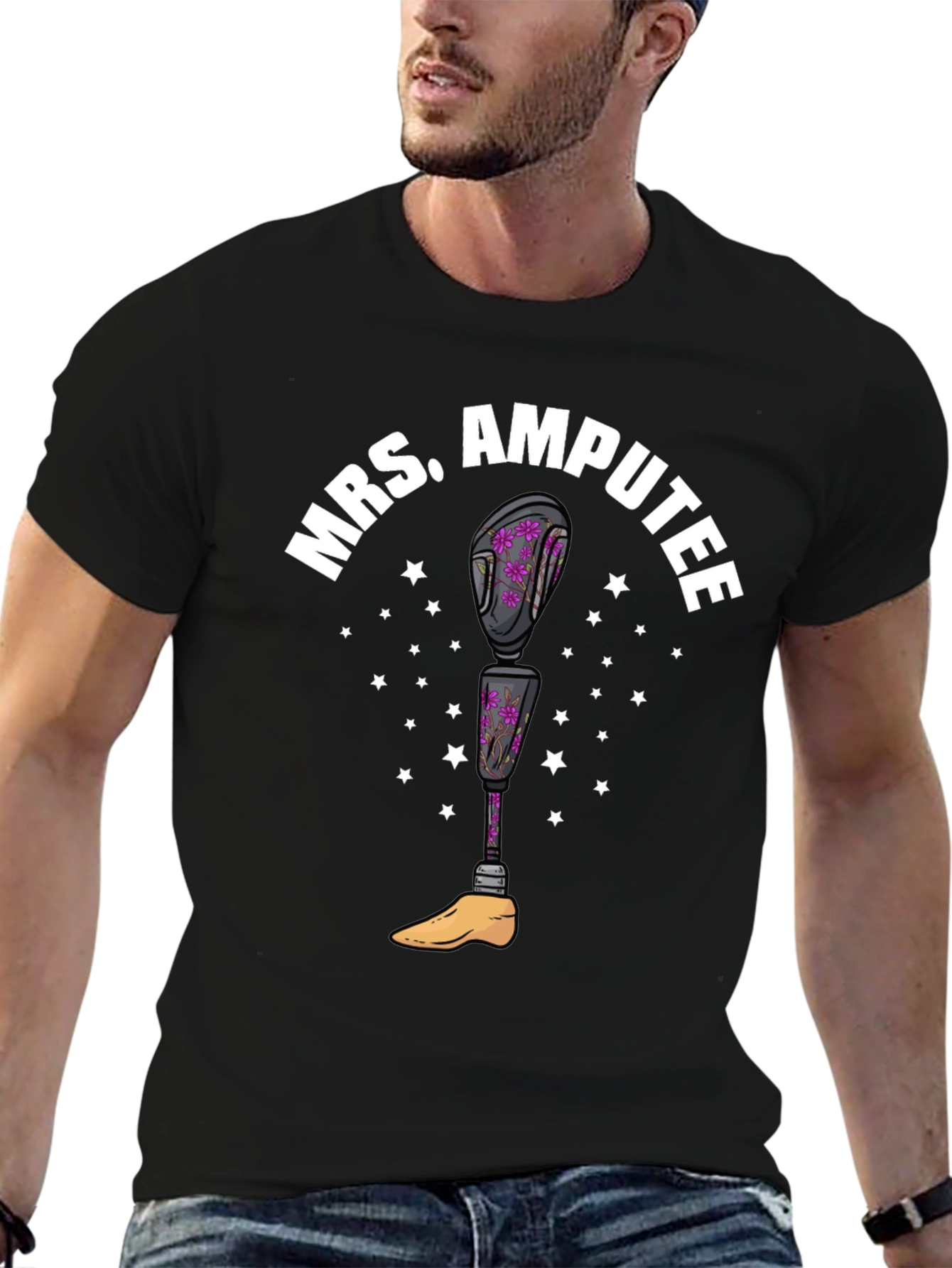 Mrs. Amputee Graphic T-Shirt