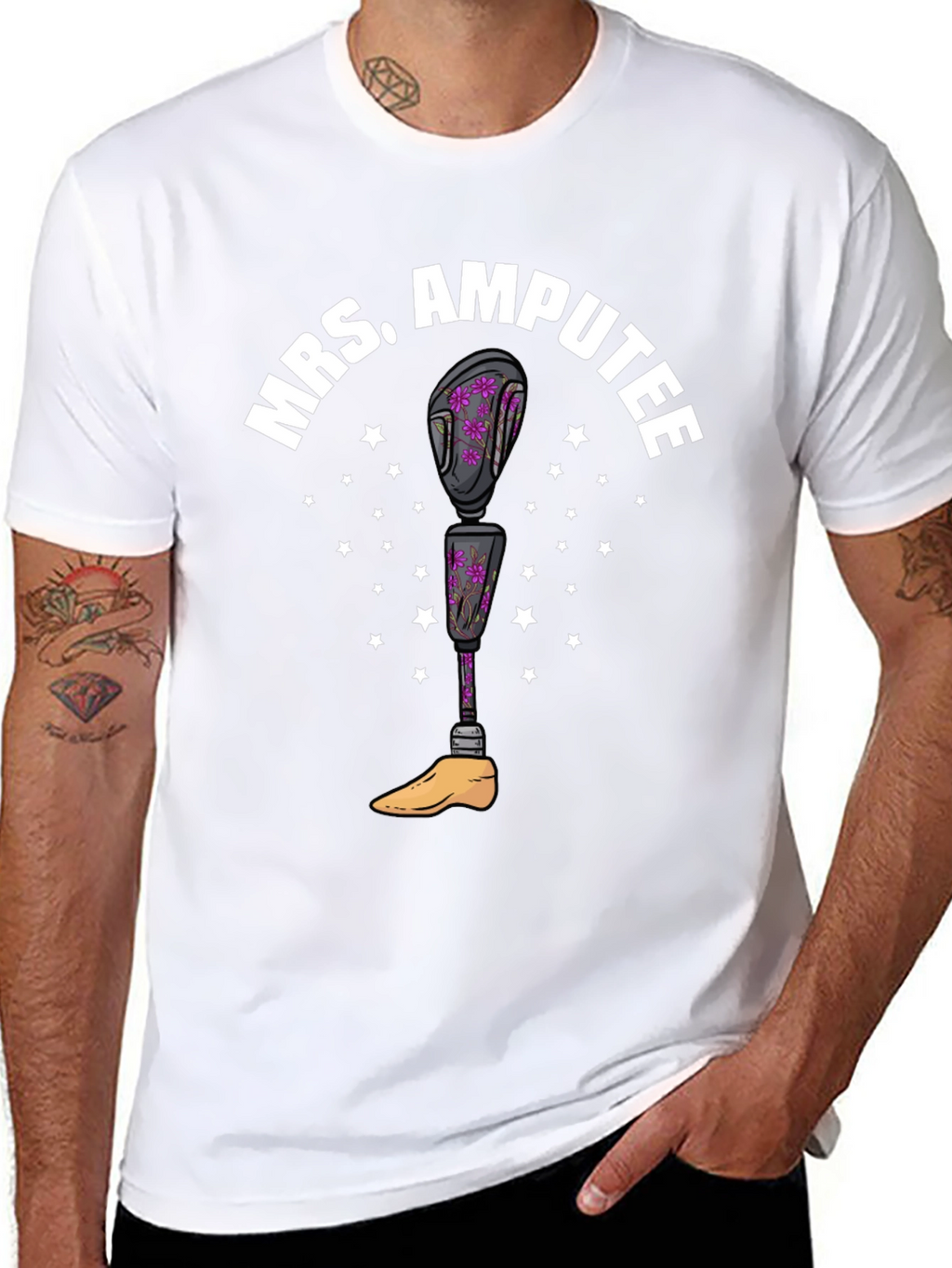 Mrs. Amputee Graphic T-Shirt