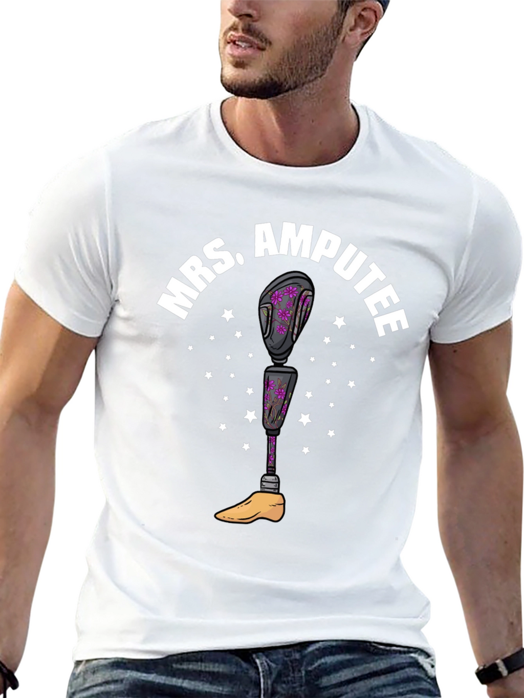 Mrs. Amputee Graphic T-Shirt