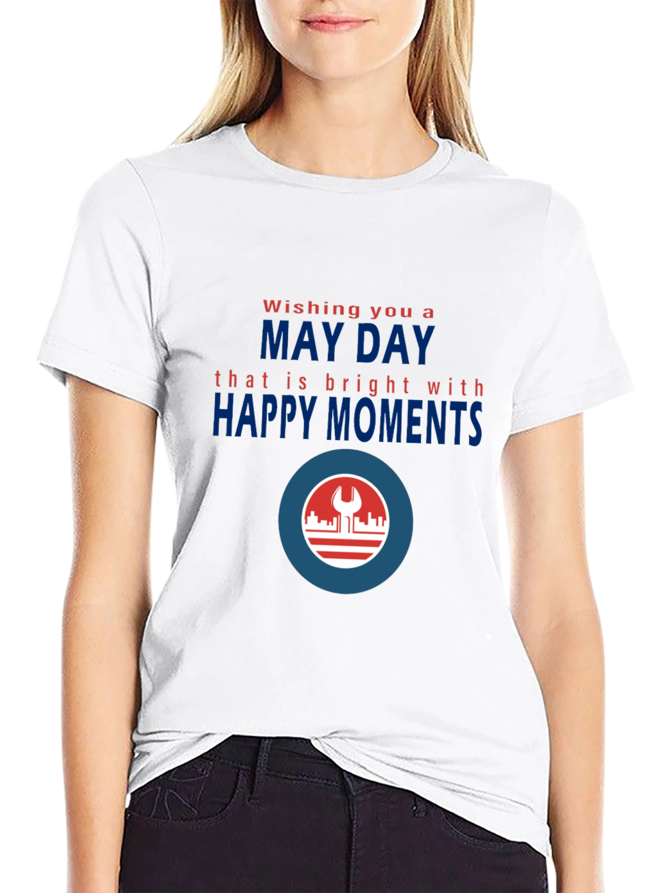 May Day T-Shirt - Wishing You Happy Moments