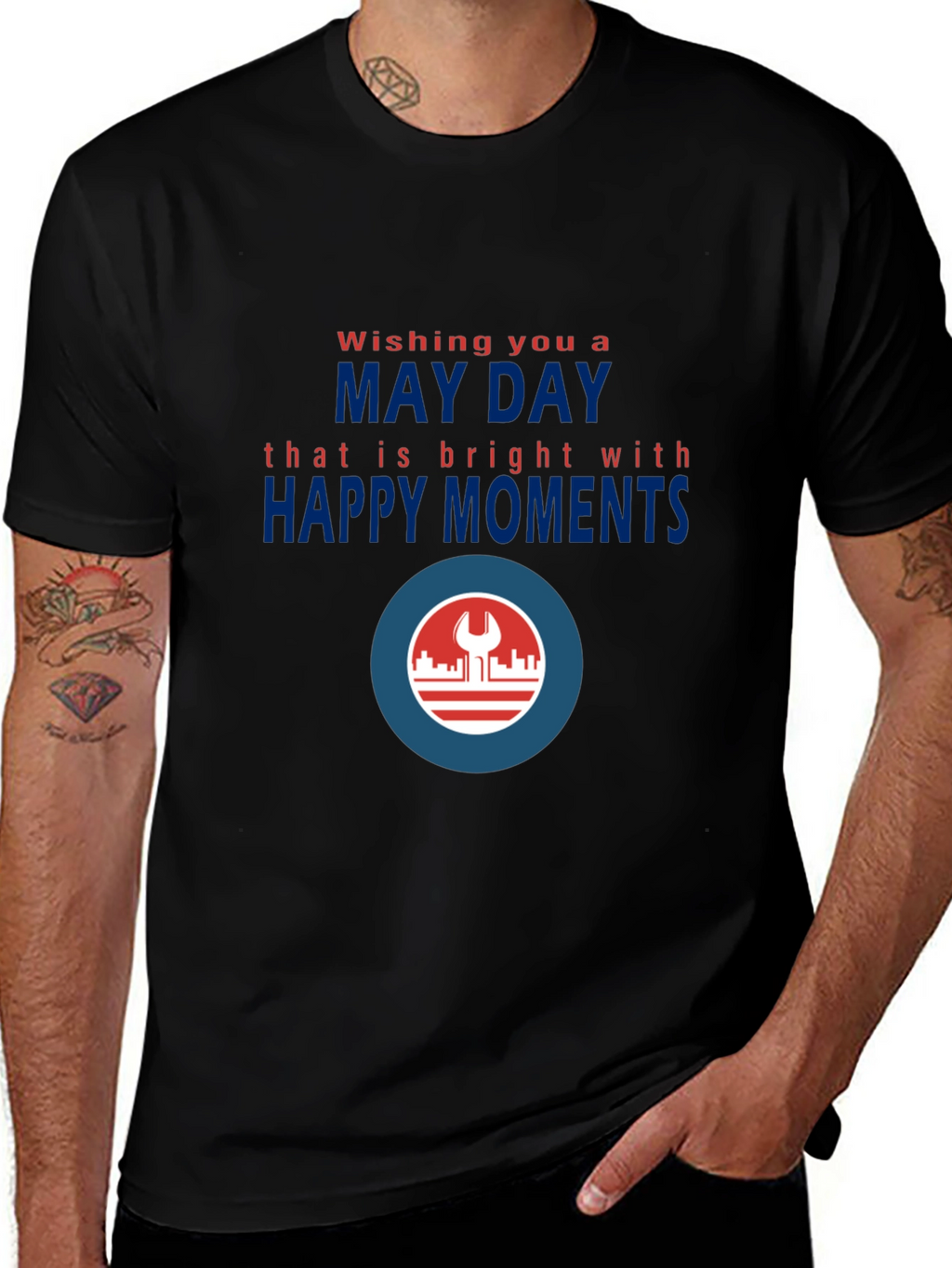 May Day T-Shirt - Wishing You Happy Moments