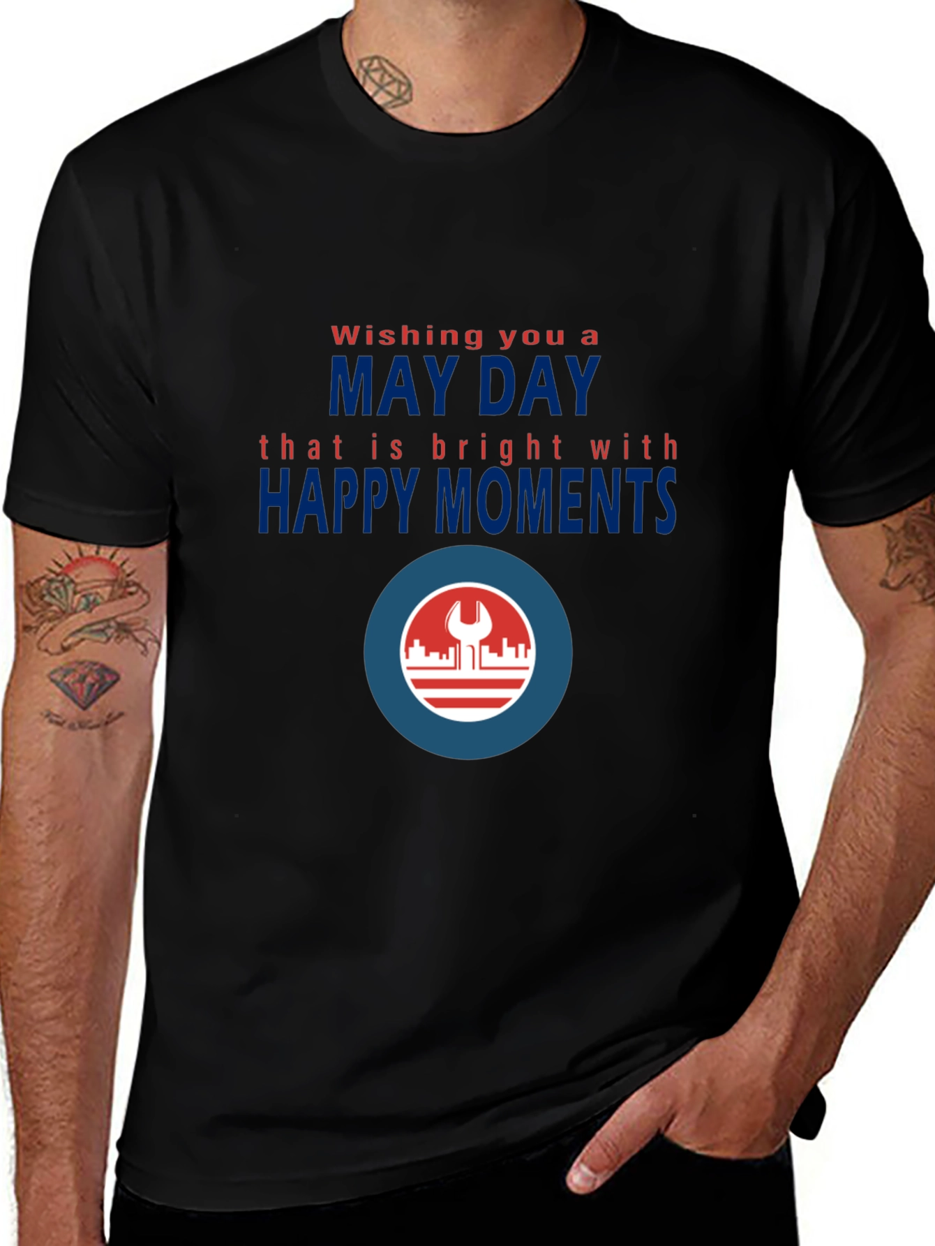 May Day T-Shirt - Wishing You Happy Moments