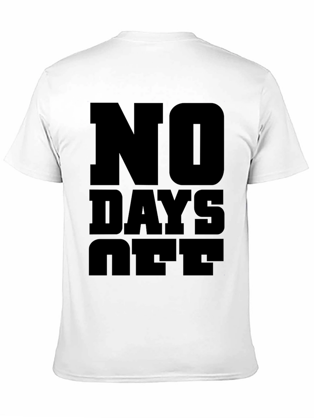 No Days Off Graphic Tee - Black