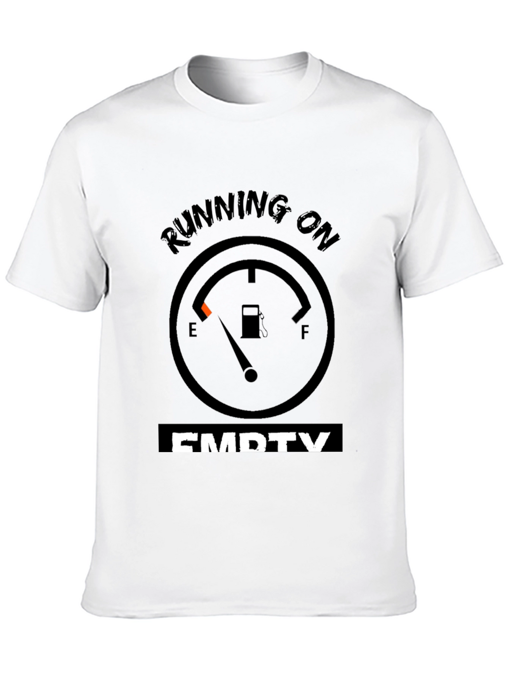 Running on Empty Graphic Tee - Black