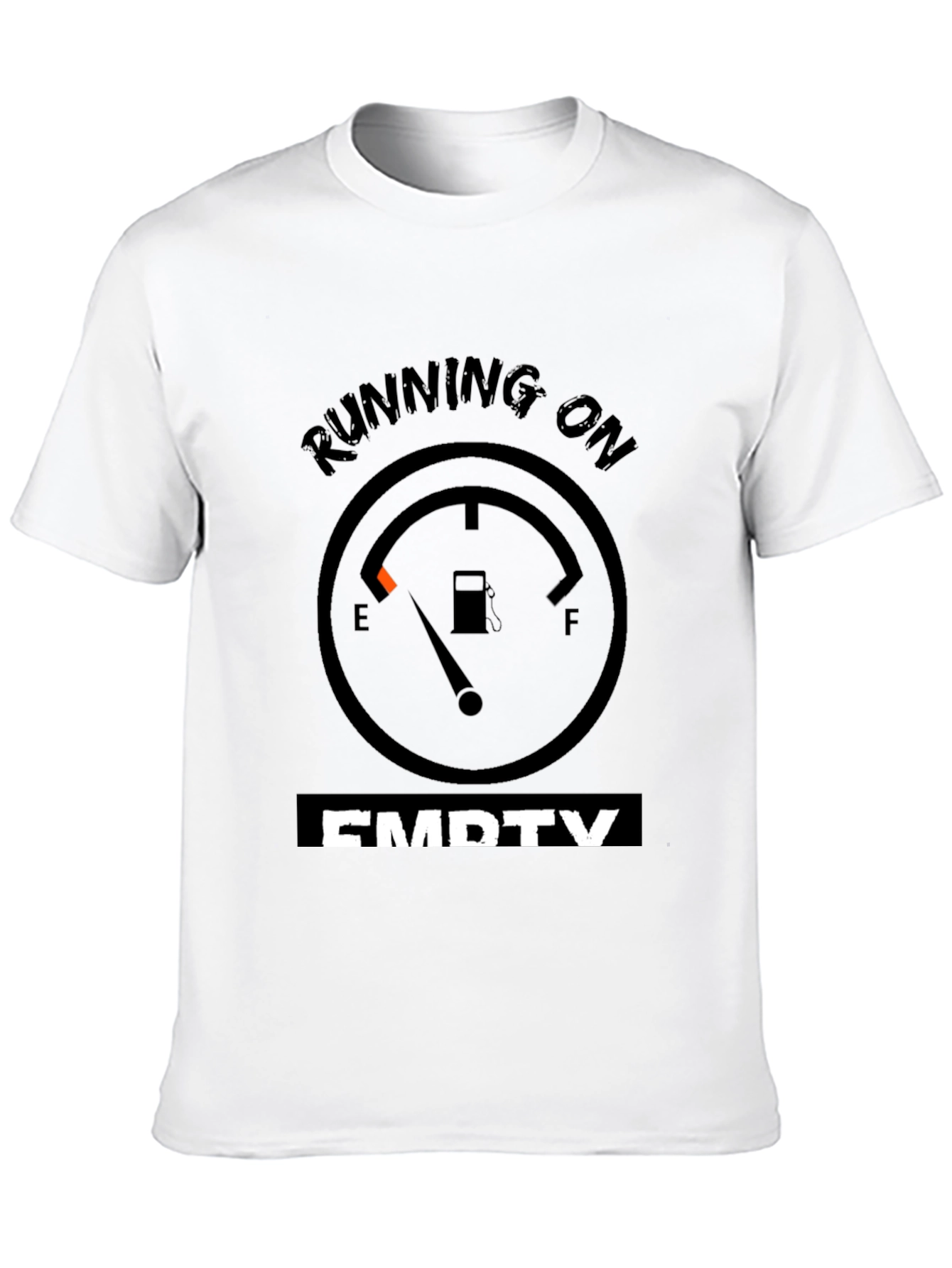 Running on Empty Graphic Tee - Black