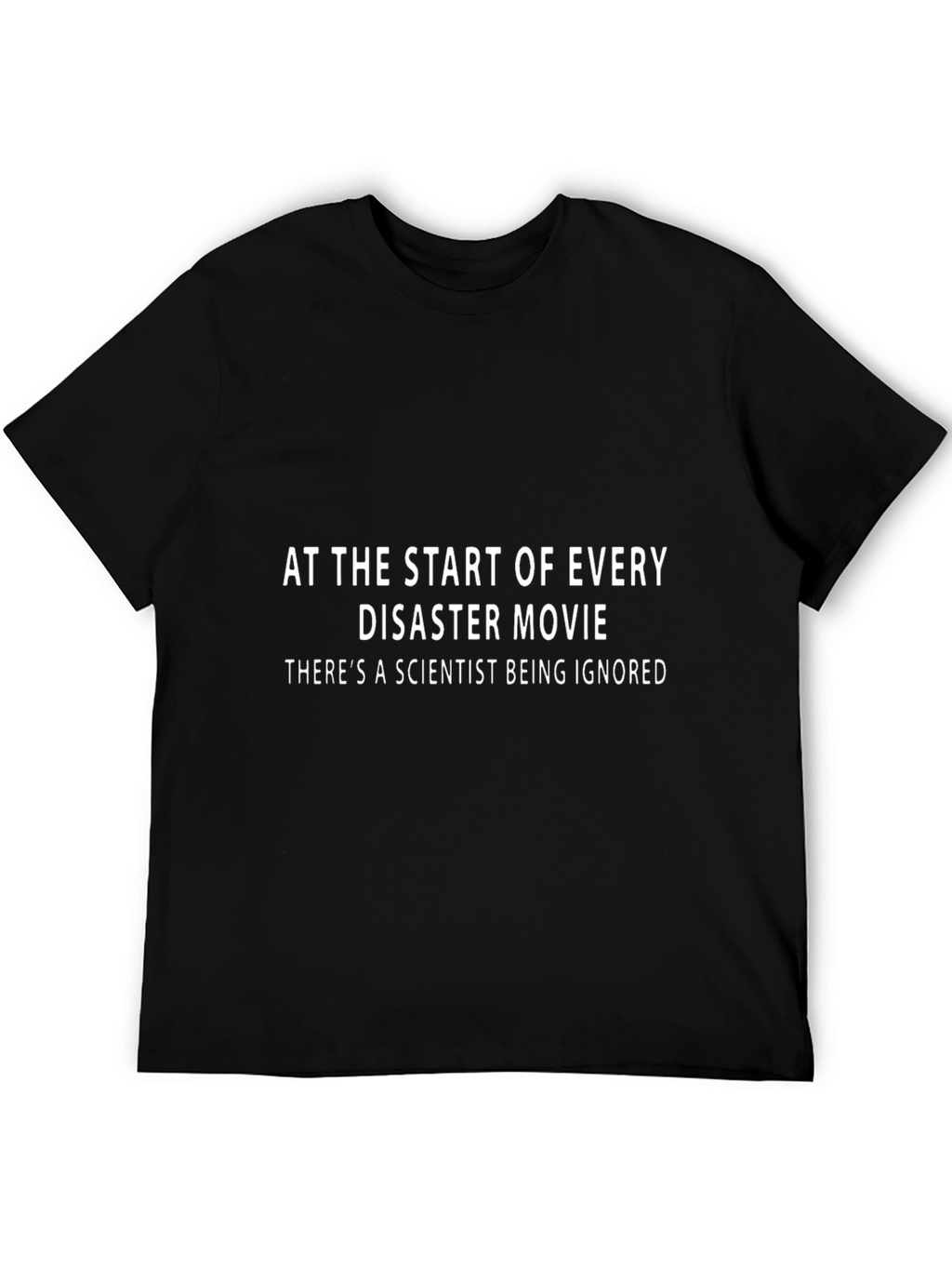 Scientist Disaster Movie T-Shirt - Black