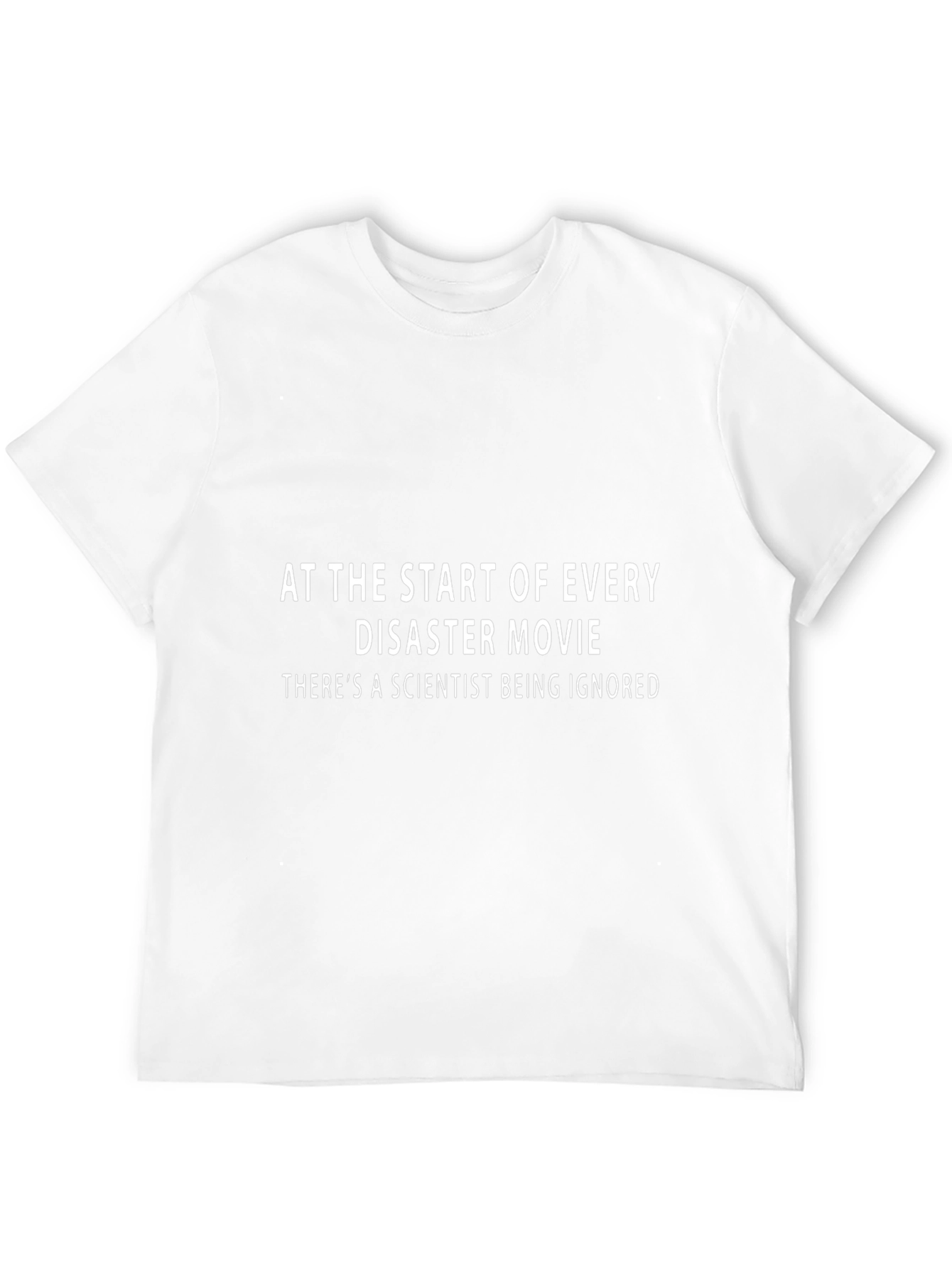 Scientist Disaster Movie T-Shirt - Black