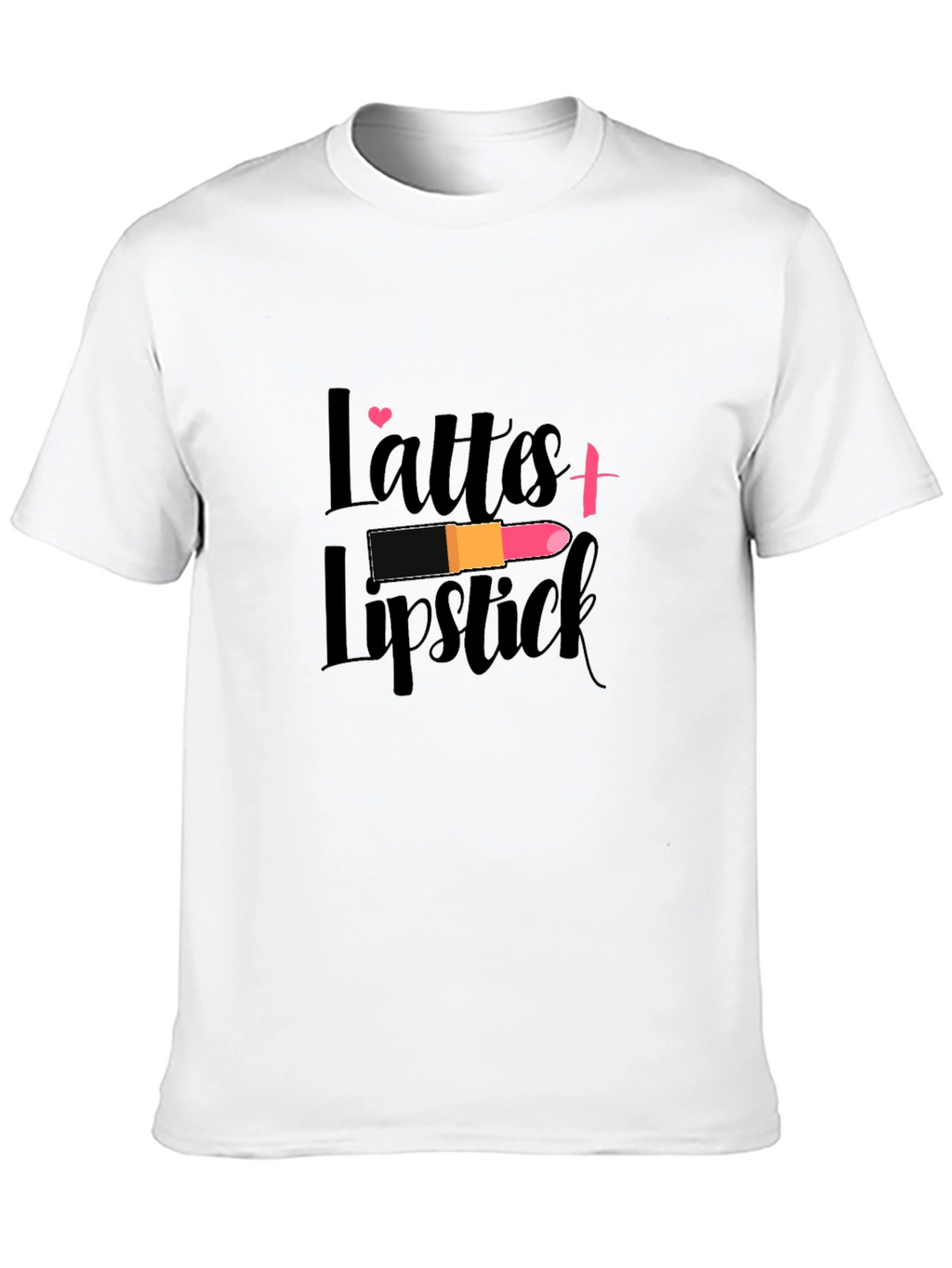 Latte and Lipstick Graphic T-Shirt