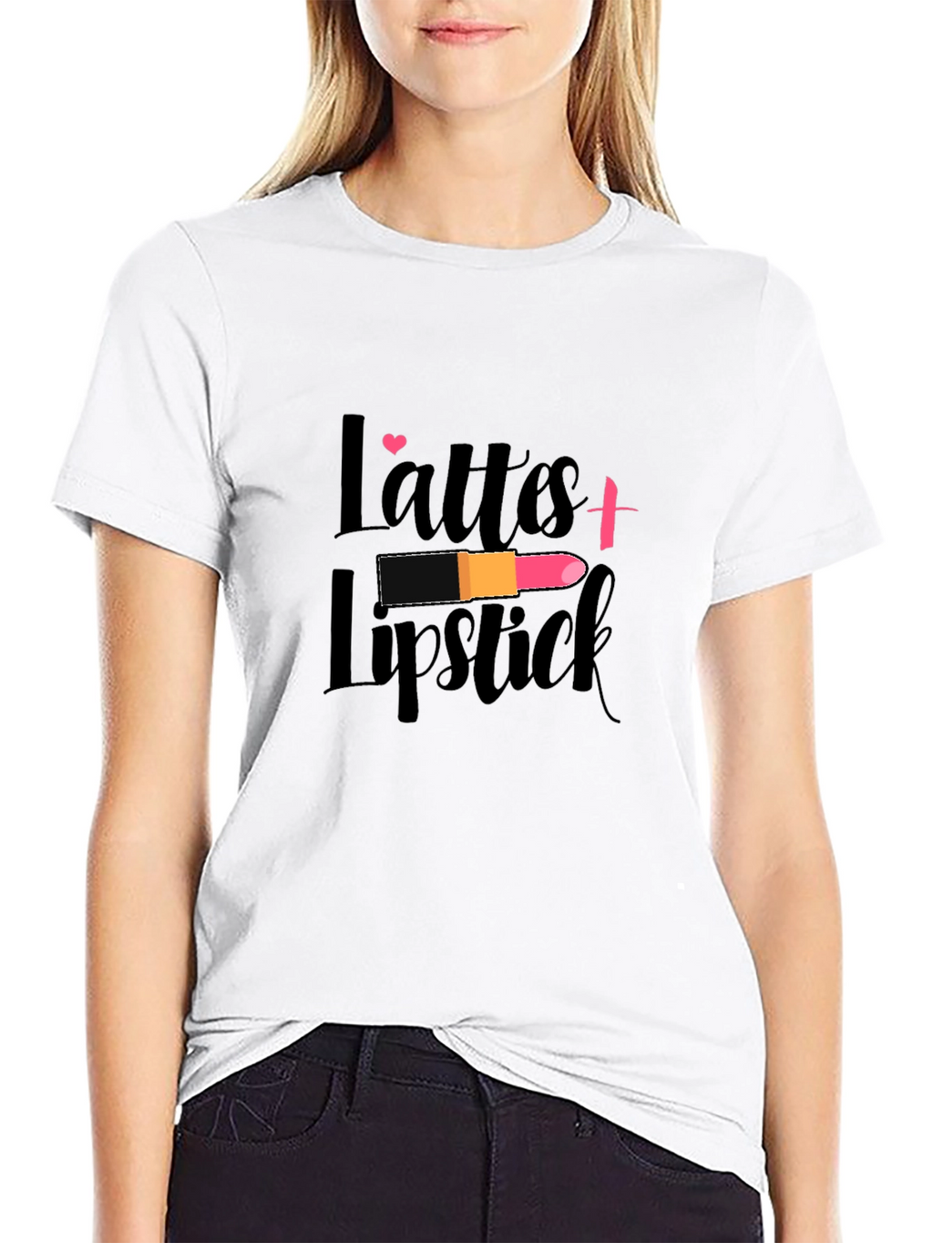 Latte and Lipstick Graphic T-Shirt