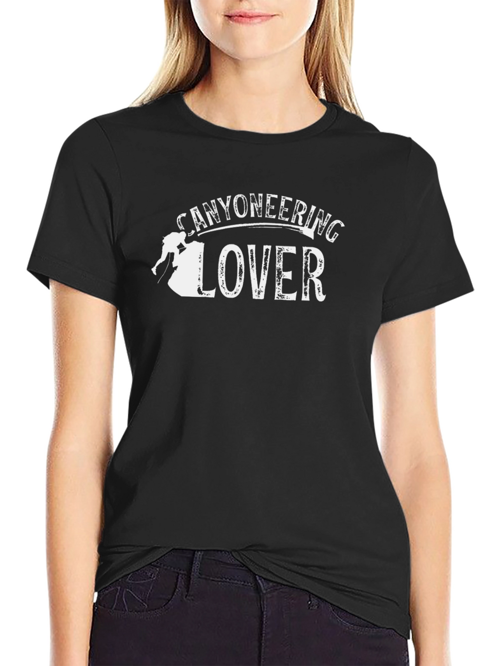 Canyoneering Lover Black T-Shirt