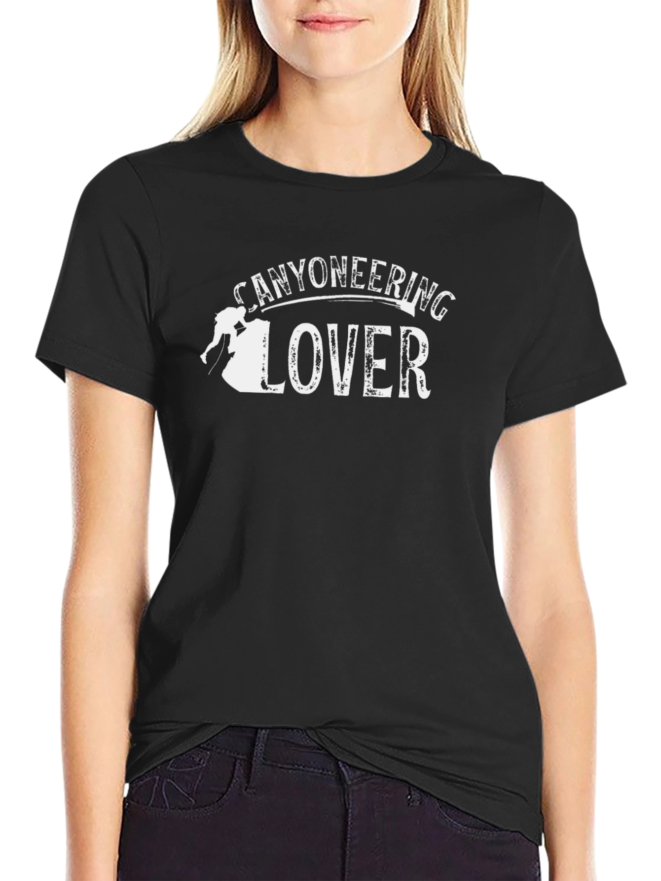 Canyoneering Lover Black T-Shirt