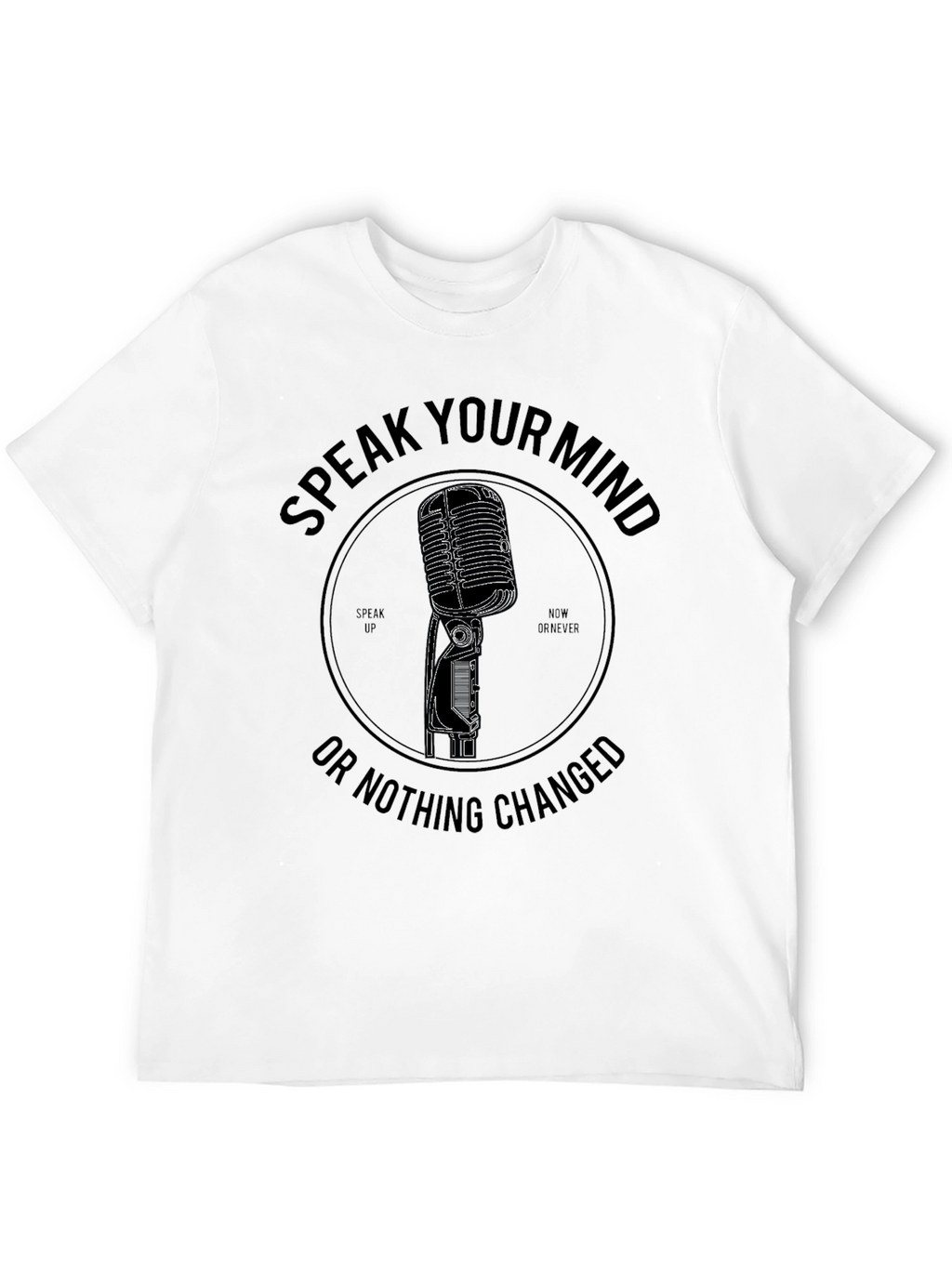 Speak Your Mind Black Graphic Tee