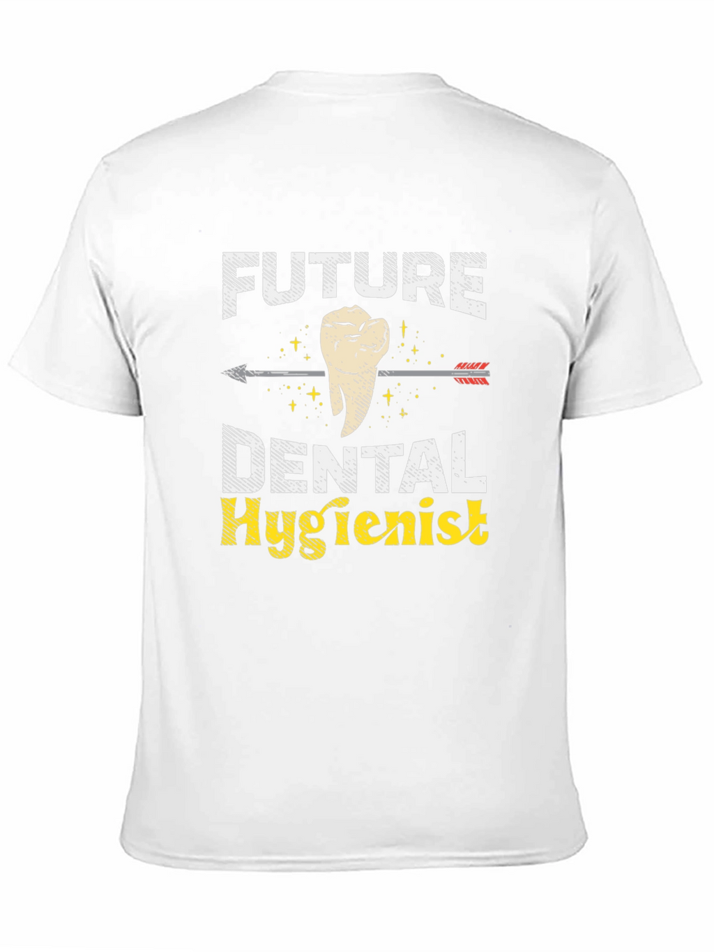 Future Dental Hygienist Black Graphic T-Shirt