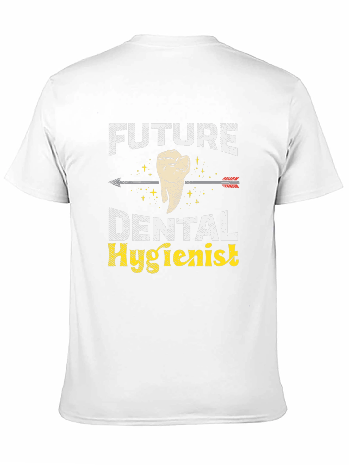 Future Dental Hygienist Black Graphic T-Shirt