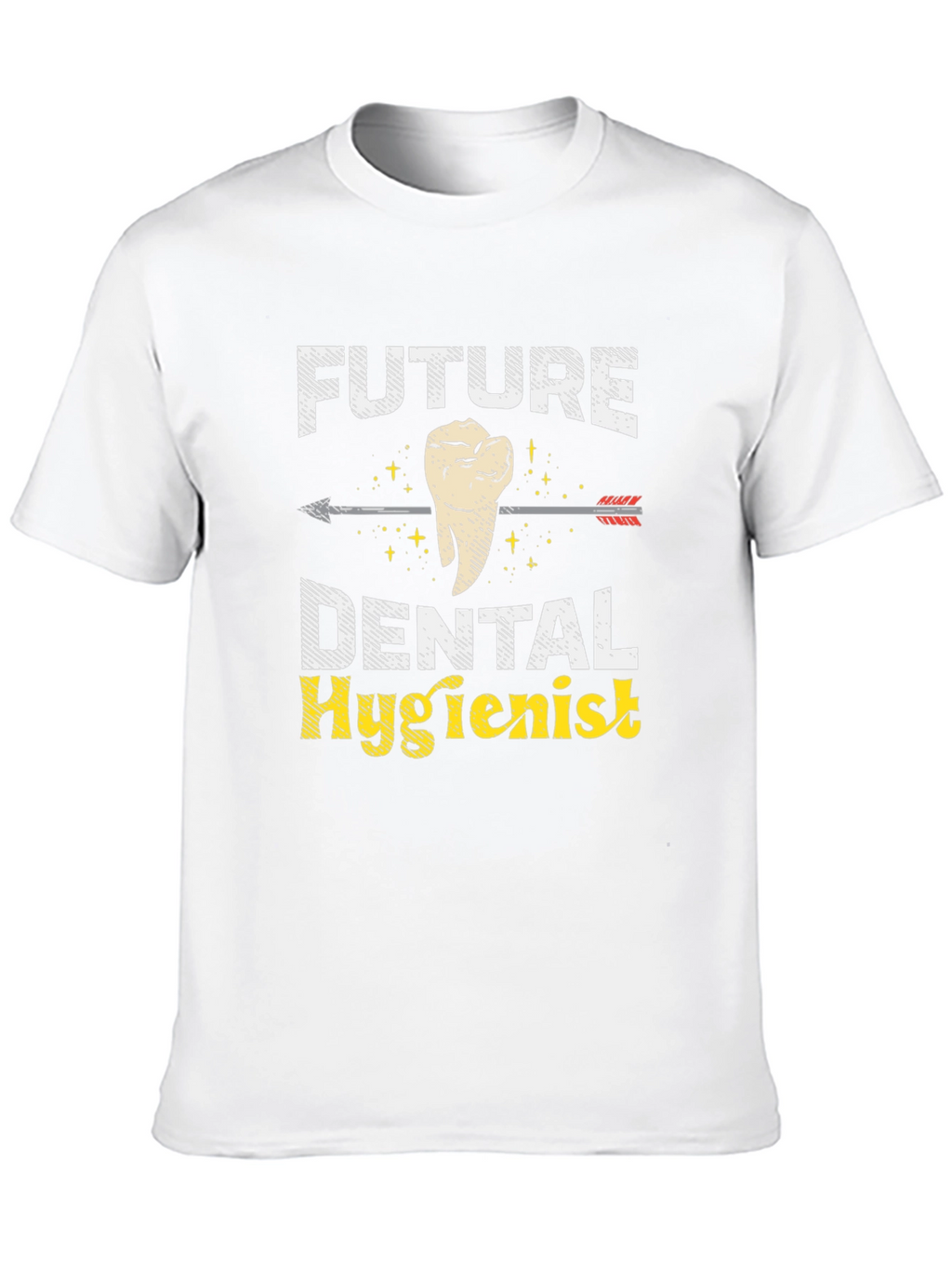Future Dental Hygienist Black Graphic T-Shirt
