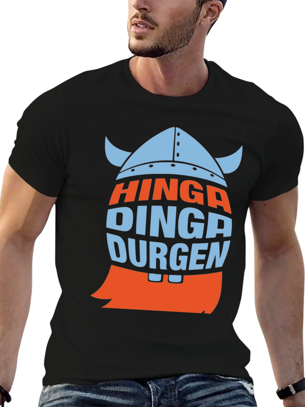 Hinga Dinga Durgen Viking Graphic T-Shirt