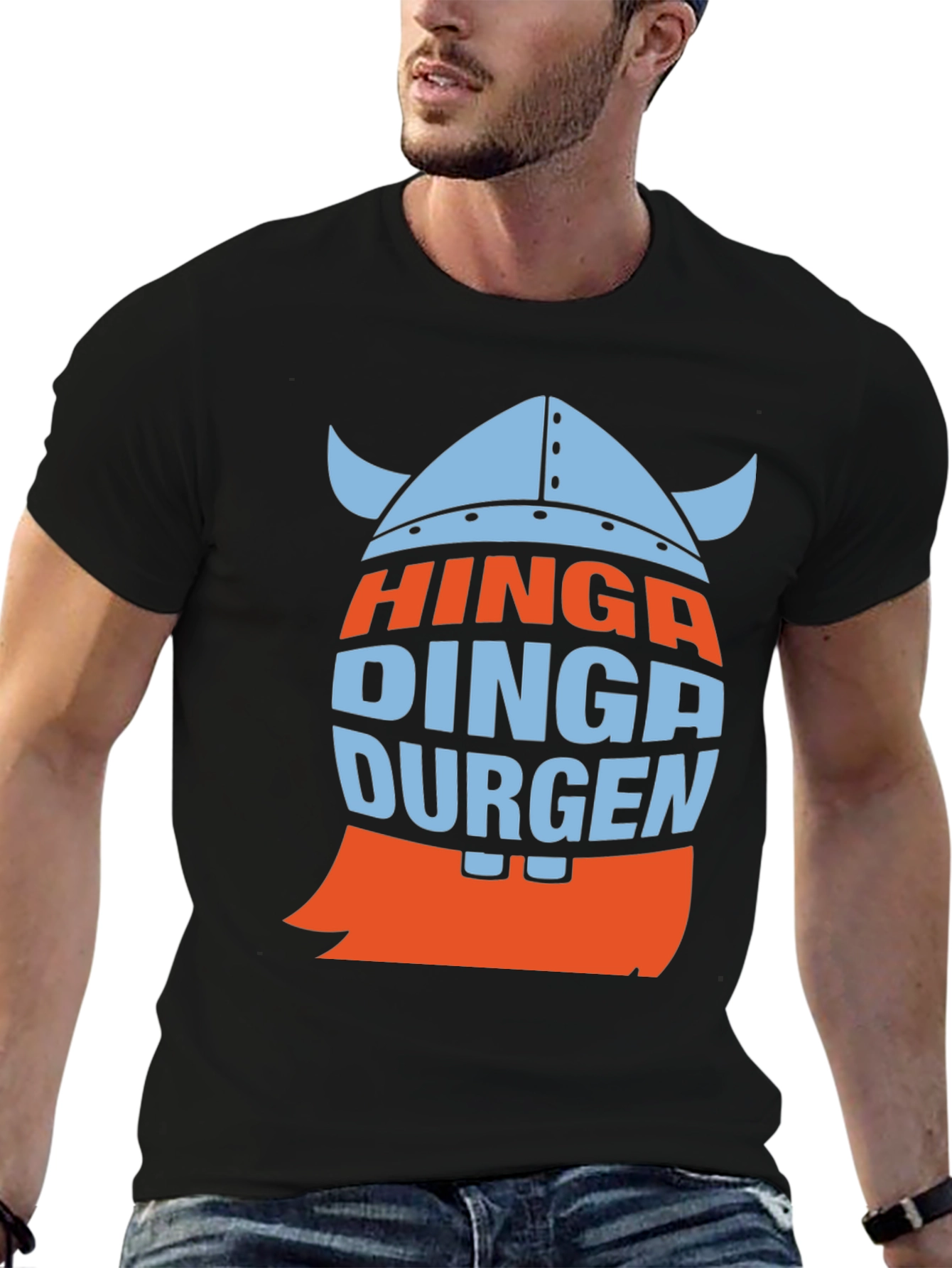 Hinga Dinga Durgen Viking Graphic T-Shirt