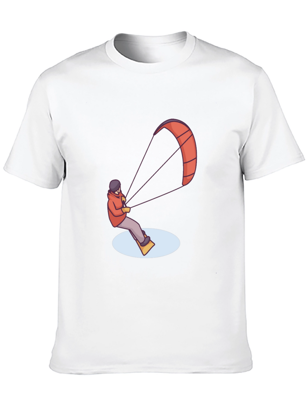 Kitesurfing Graphic Tee - Black