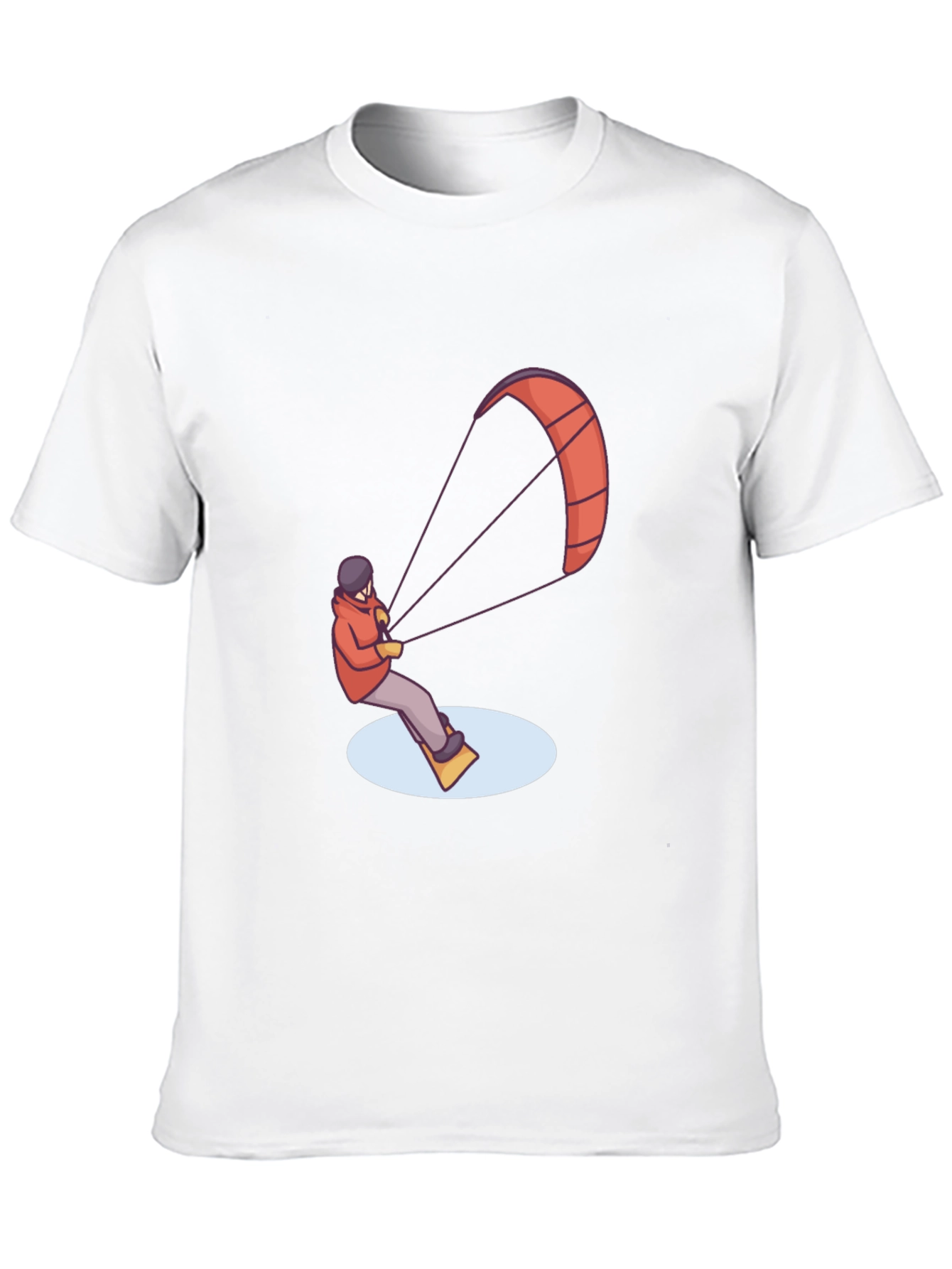 Kitesurfing Graphic Tee - Black
