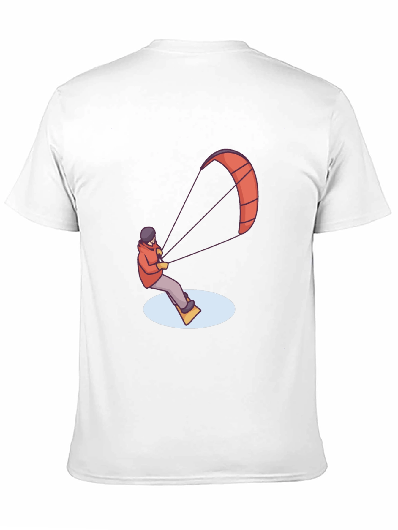 Kitesurfing Graphic Tee - Black