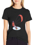Kitesurfing Graphic Tee - Black