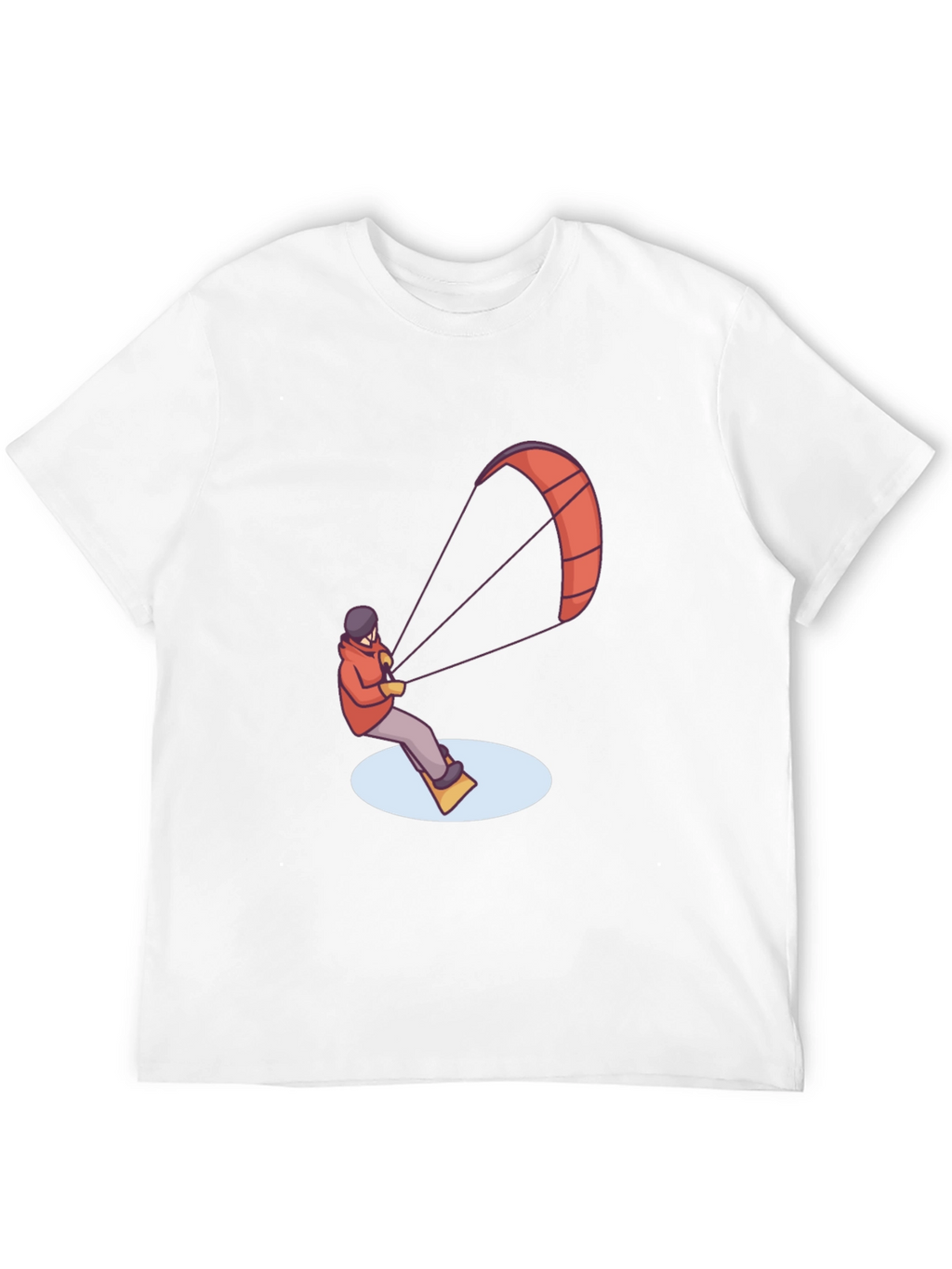 Kitesurfing Graphic Tee - Black