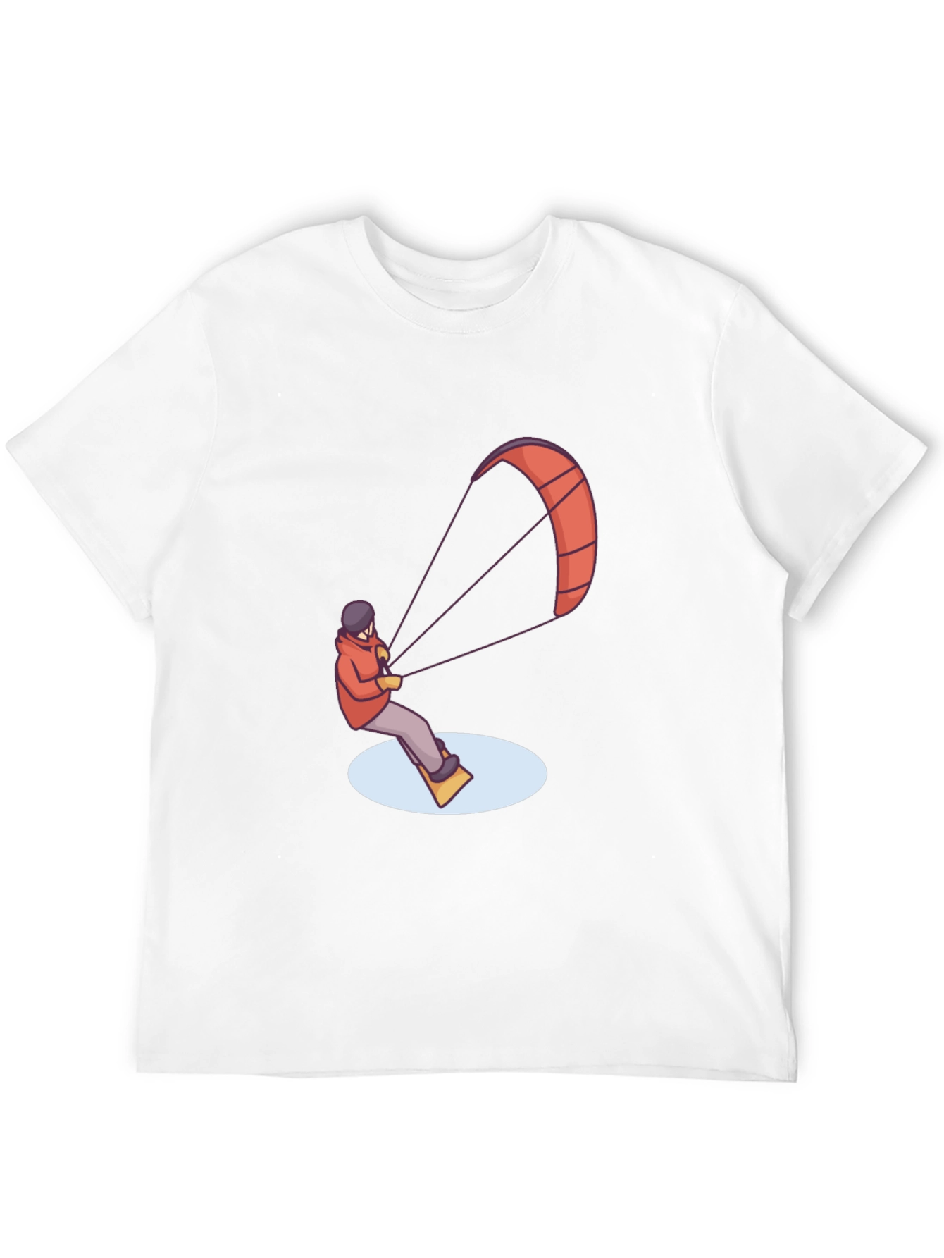 Kitesurfing Graphic Tee - Black