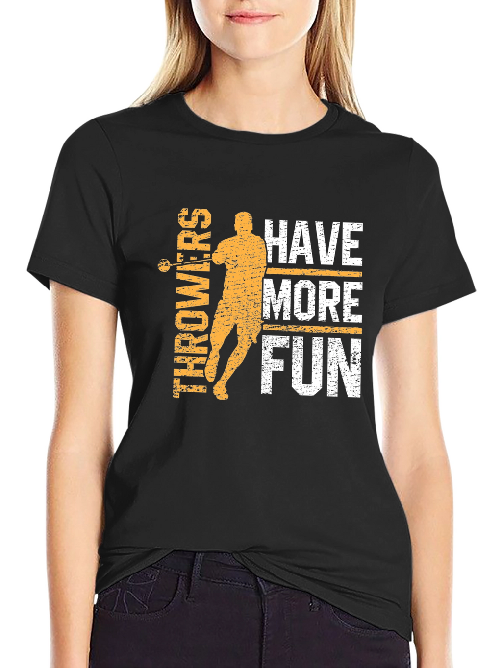 Throwers Have More Fun Black T-Shirt