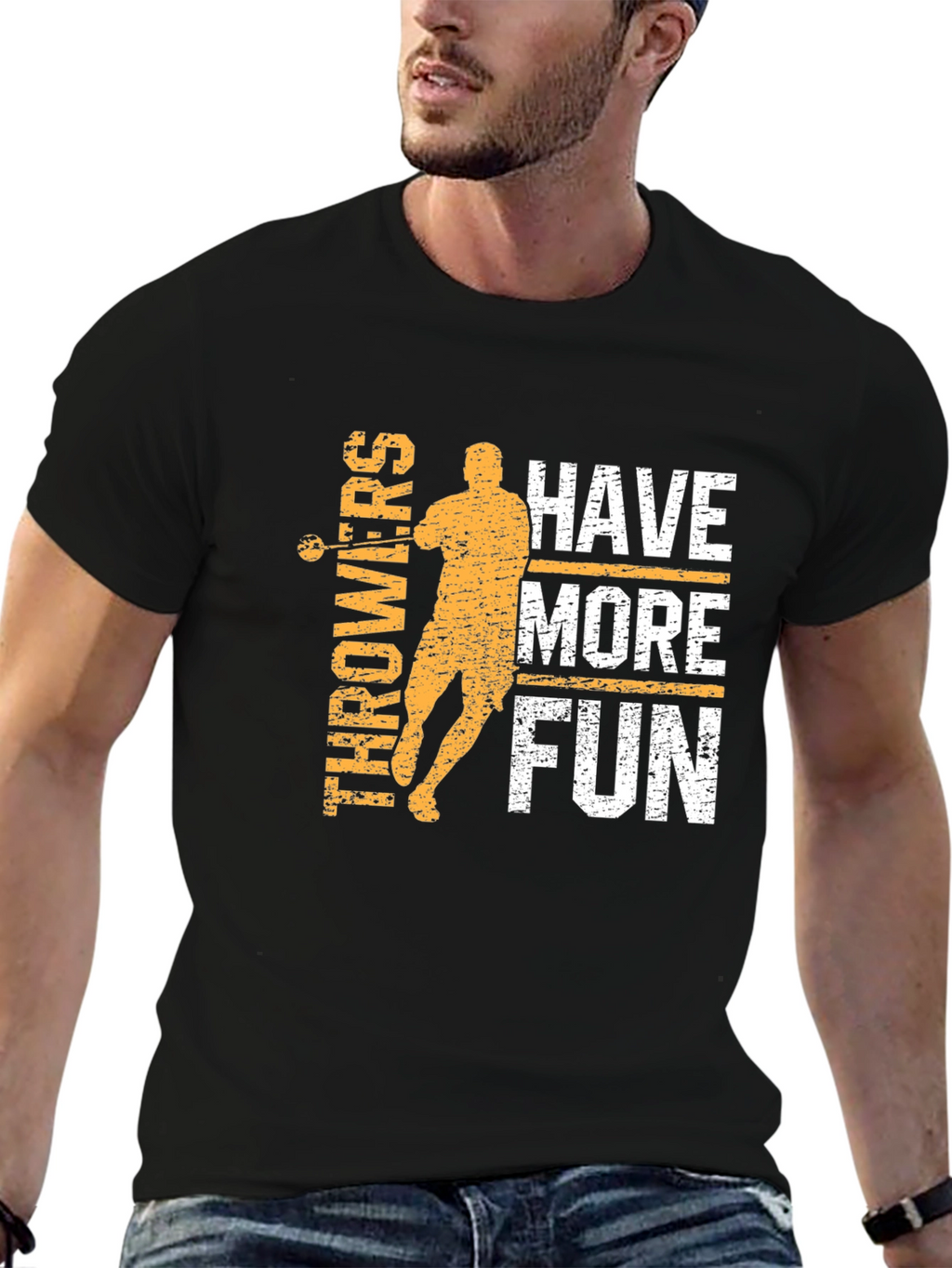 Throwers Have More Fun Black T-Shirt