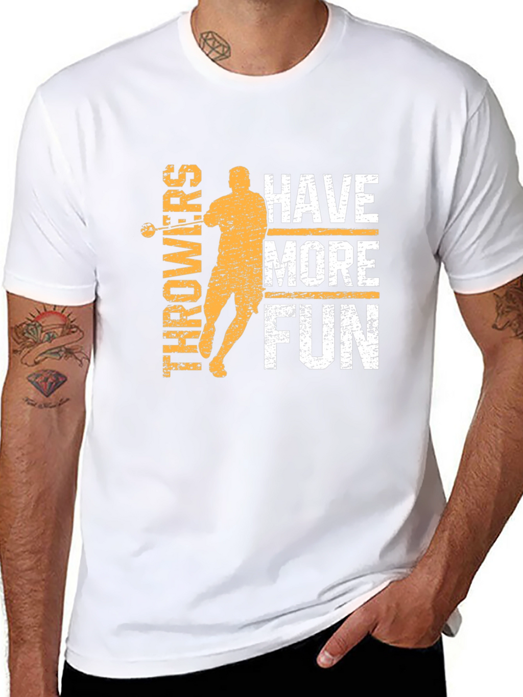 Throwers Have More Fun Black T-Shirt