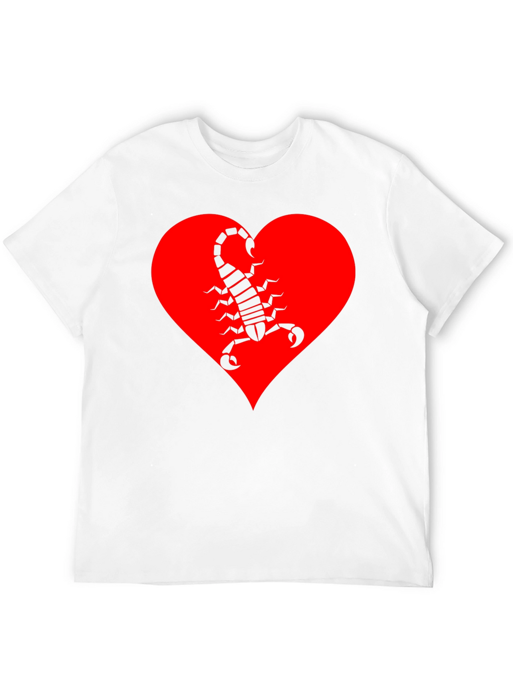 Scorpion Heart Graphic Black T-Shirt