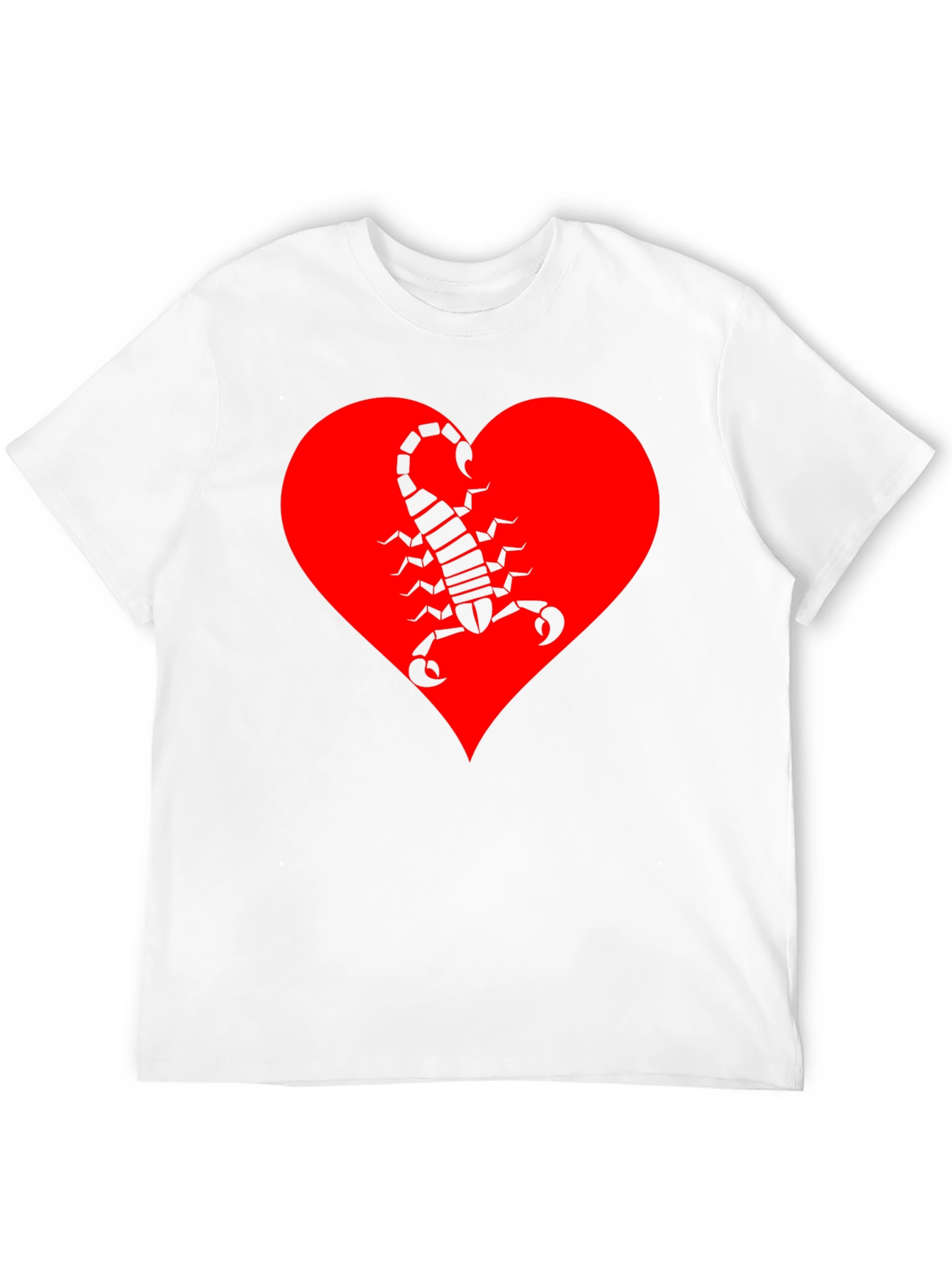 Scorpion Heart Graphic Black T-Shirt