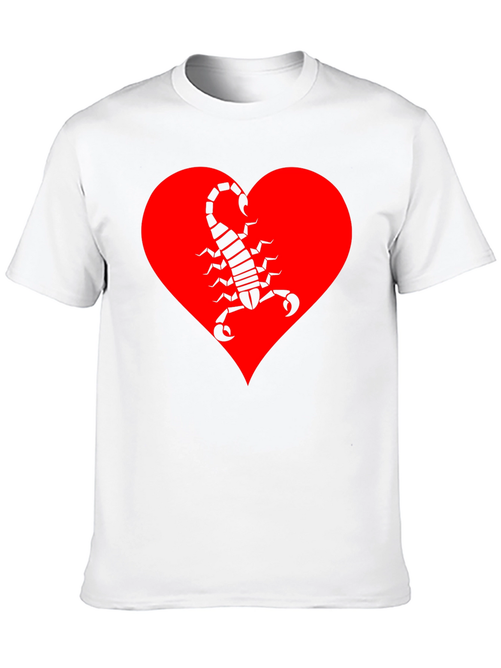 Scorpion Heart Graphic Black T-Shirt