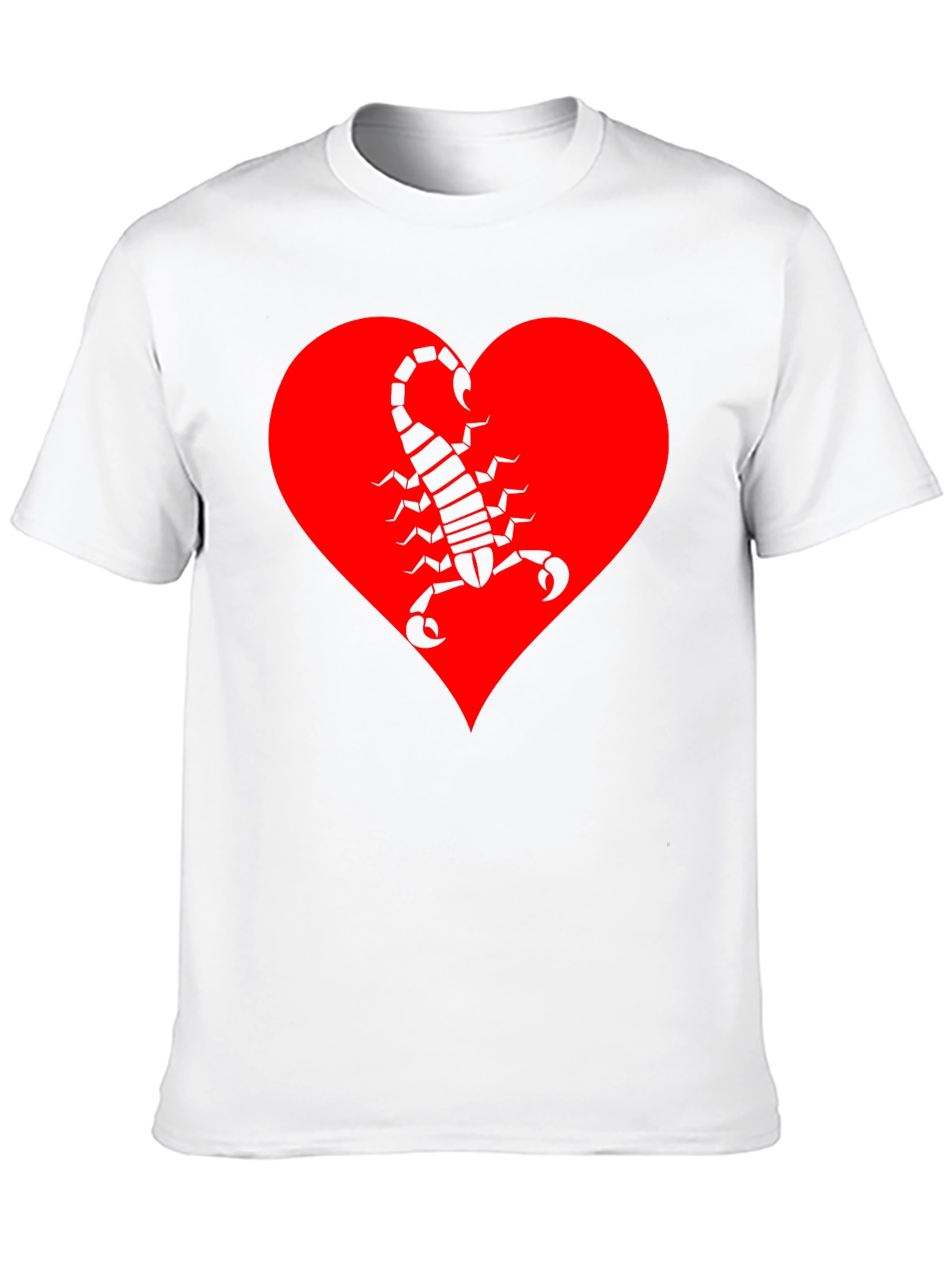 Scorpion Heart Graphic Black T-Shirt