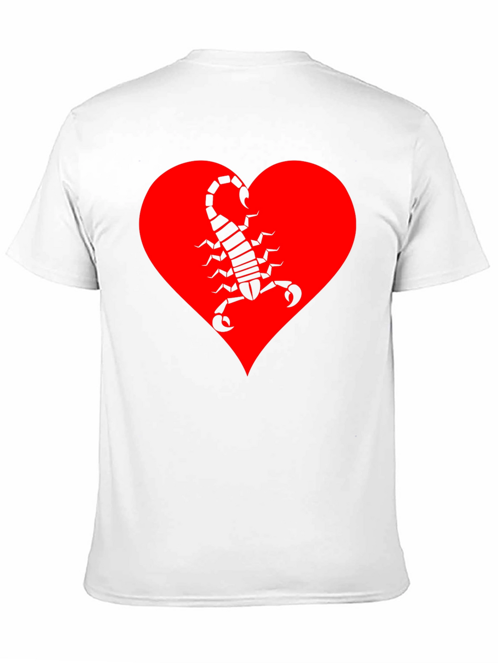 Scorpion Heart Graphic Black T-Shirt