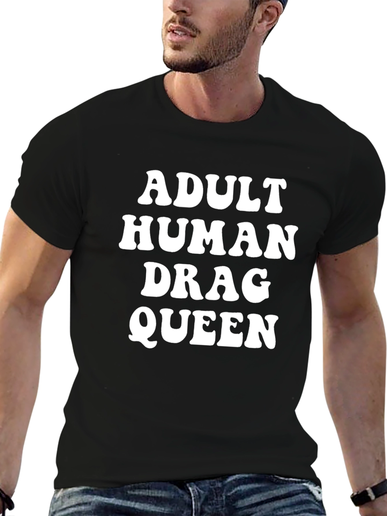 Adult Human Drag Queen Graphic T-Shirt