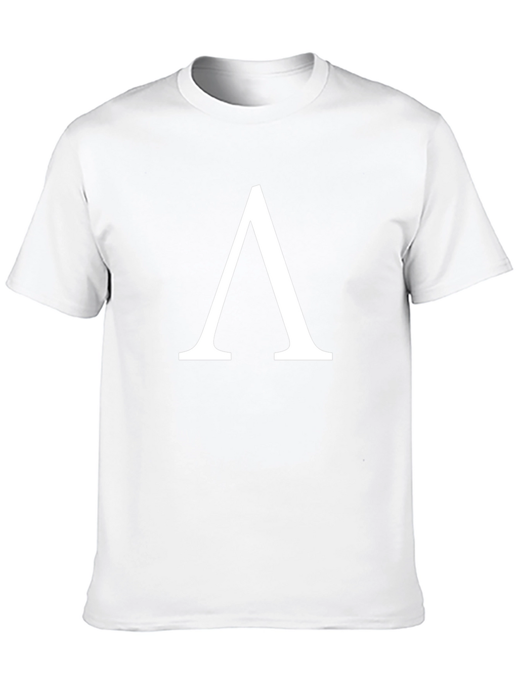 Minimalist Lambda Symbol Black T-Shirt