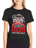 Running Mom Graphic Tee - Cool Mom Shirt