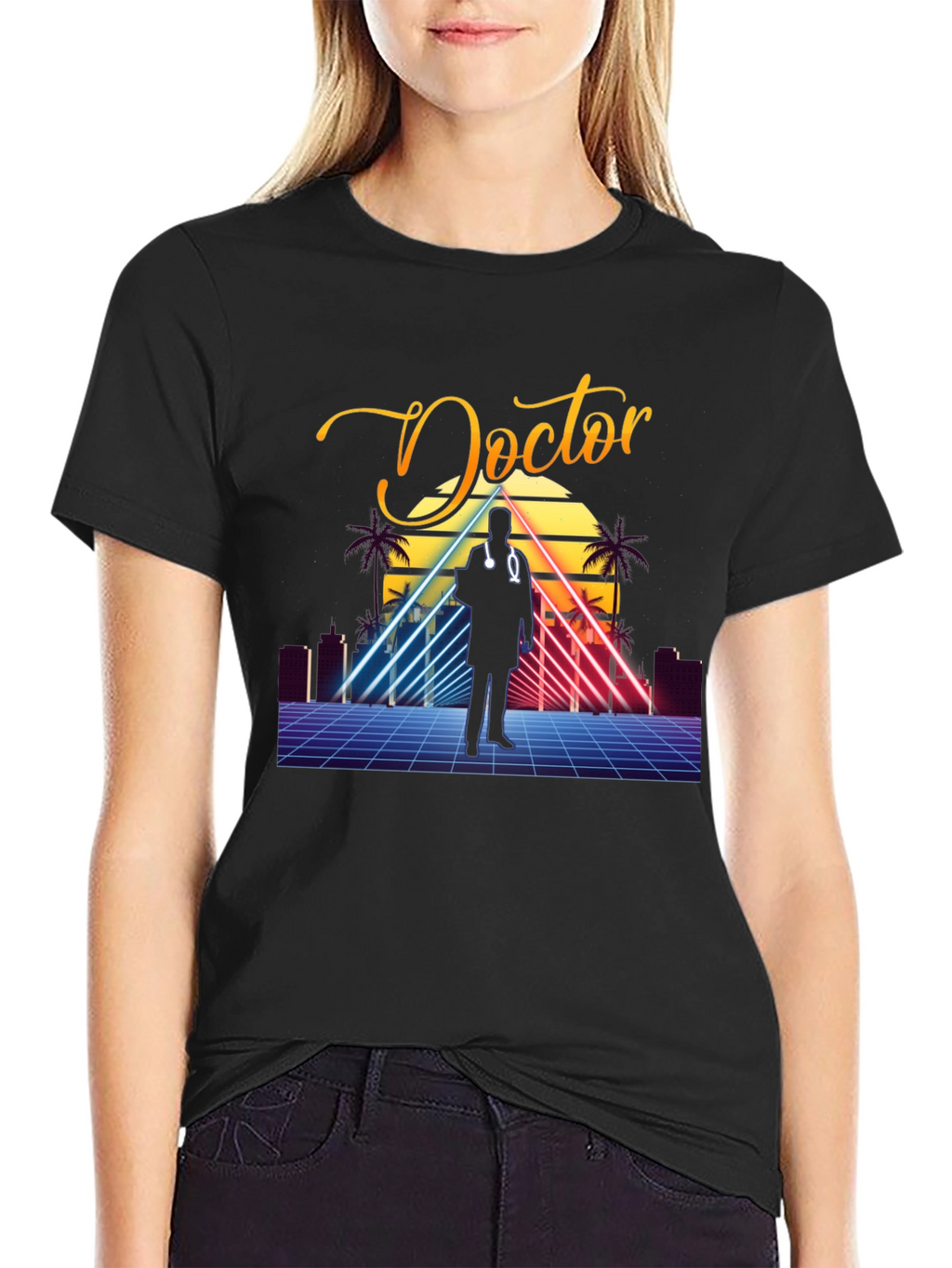 Retro Doctor T-Shirt - 80s Style Graphic Tee