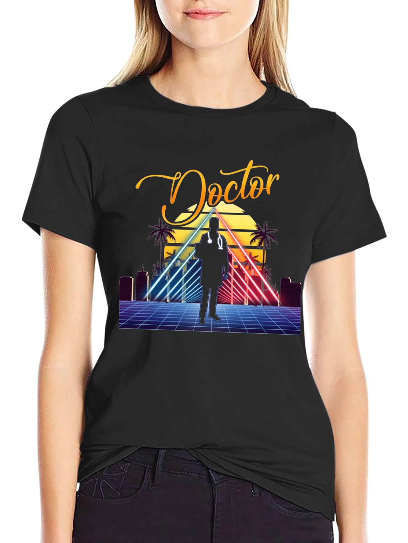 Retro Doctor T-Shirt - 80s Style Graphic Tee