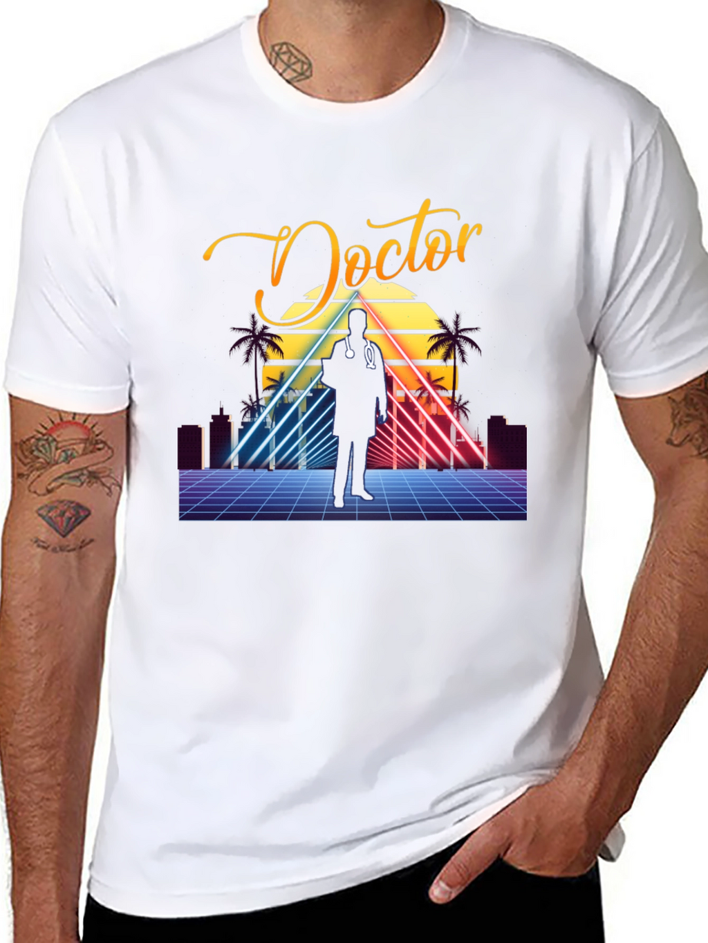 Retro Doctor T-Shirt - 80s Style Graphic Tee