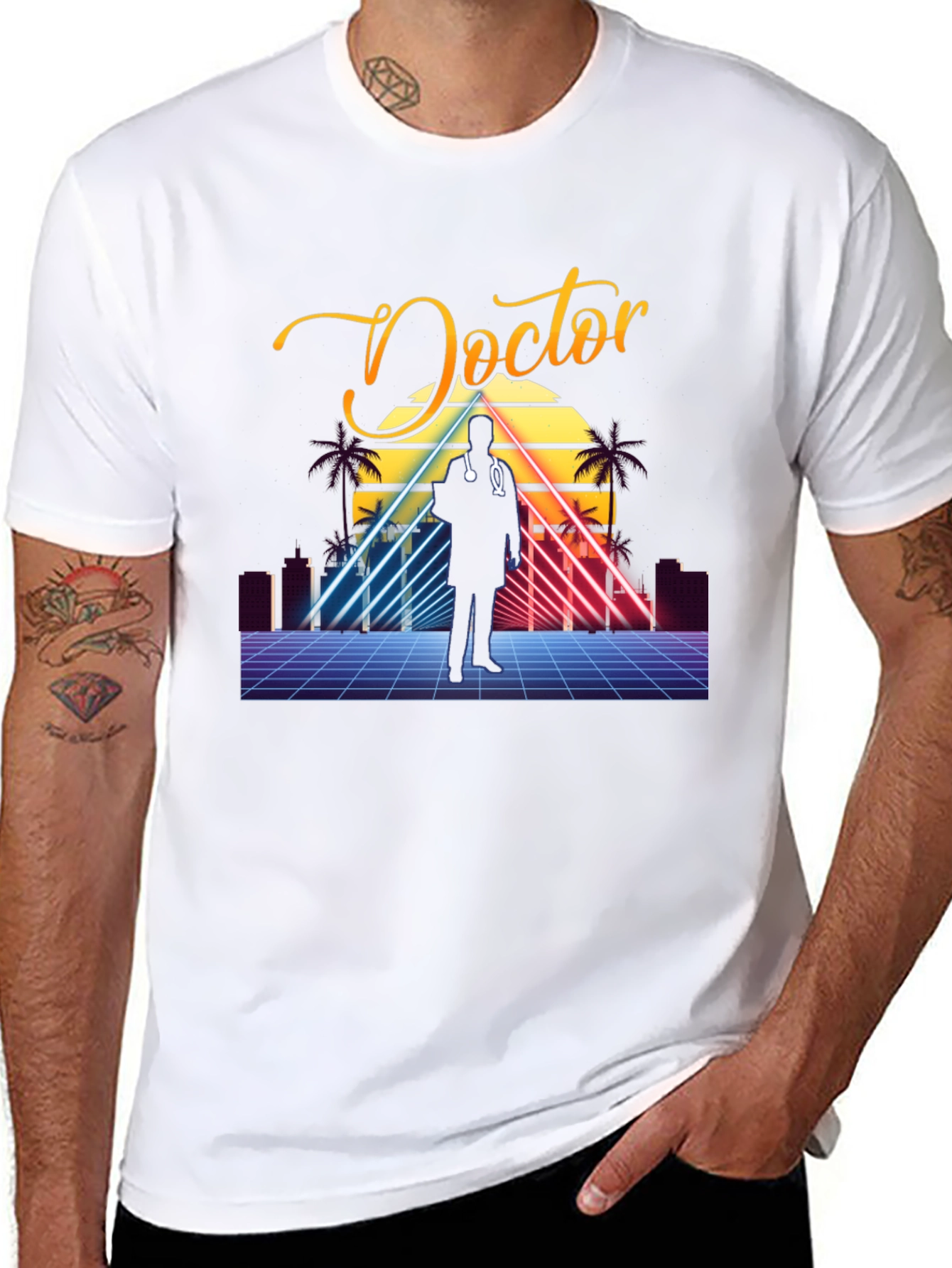 Retro Doctor T-Shirt - 80s Style Graphic Tee