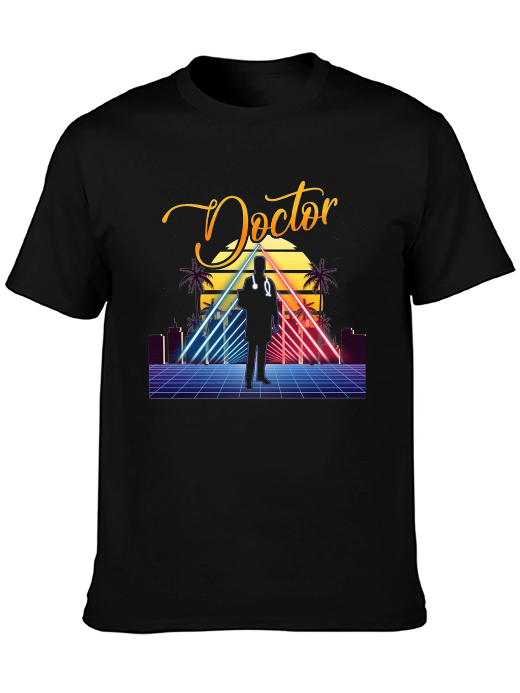 Retro Doctor T-Shirt - 80s Style Graphic Tee