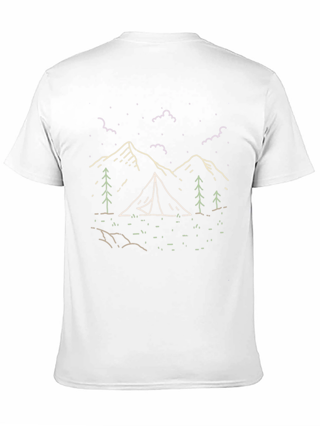 Outdoor Adventure Graphic Tee - Black Camping Shirt