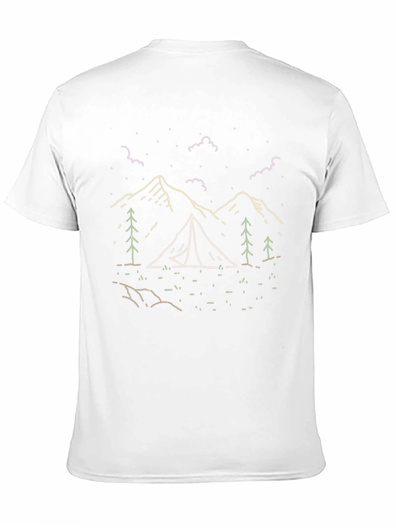Outdoor Adventure Graphic Tee - Black Camping Shirt